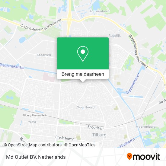 Md Outlet BV kaart