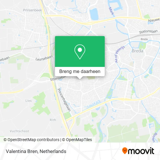 Valentina Bren kaart