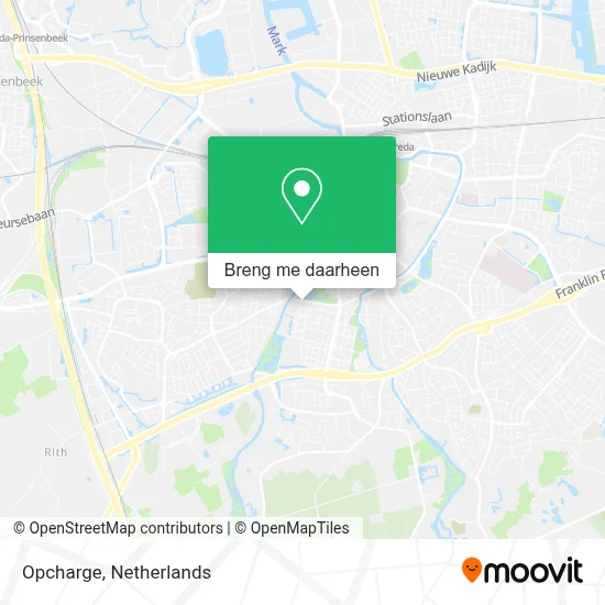 Opcharge kaart