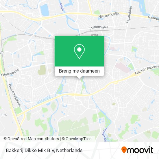 Bakkerij Dikke Mik B.V kaart