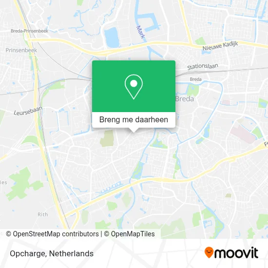 Opcharge kaart