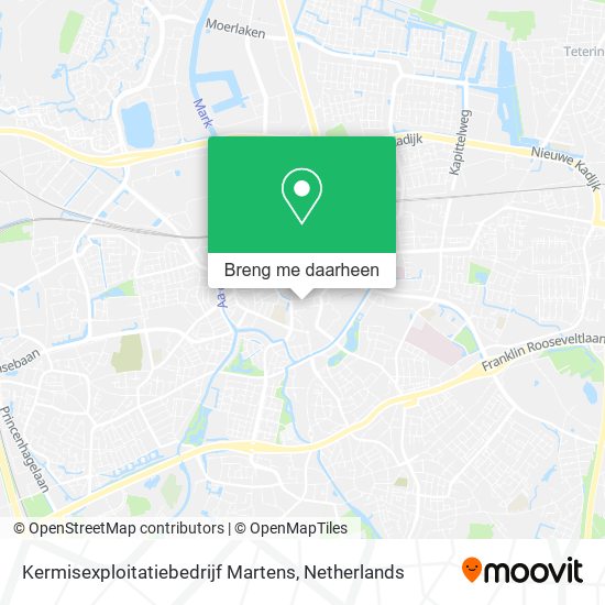 Kermisexploitatiebedrijf Martens kaart
