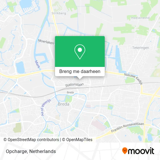 Opcharge kaart