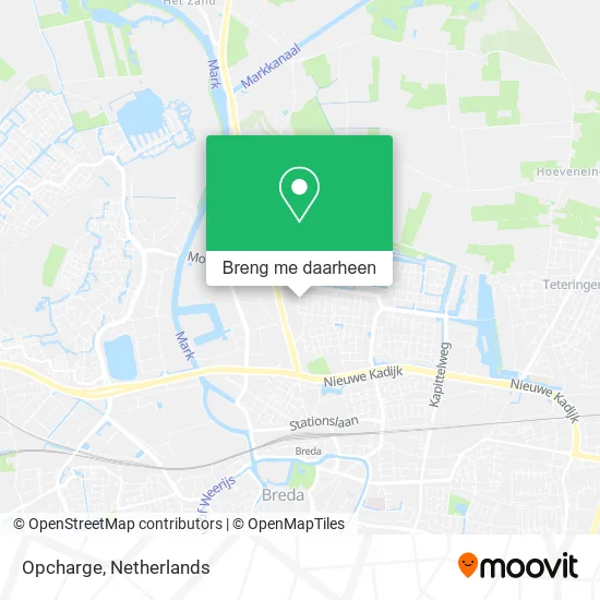 Opcharge kaart