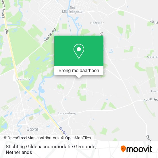 Stichting Gildenaccommodatie Gemonde kaart
