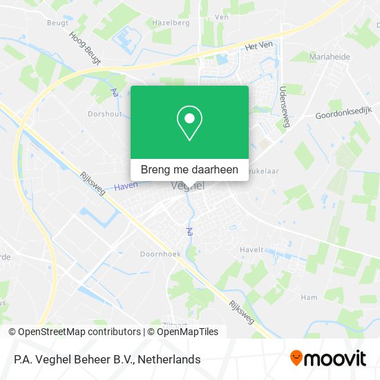 P.A. Veghel Beheer B.V. kaart