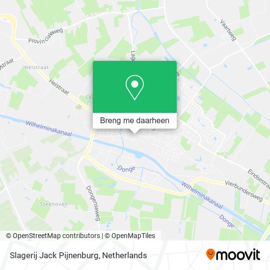 Slagerij Jack Pijnenburg kaart