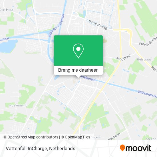 Vattenfall InCharge kaart