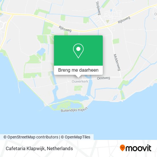 Cafetaria Klapwijk kaart
