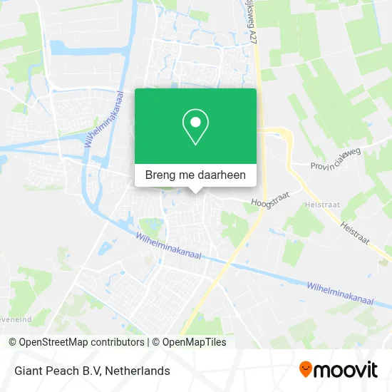 Giant Peach B.V kaart