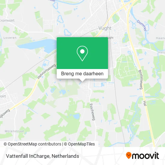 Vattenfall InCharge kaart