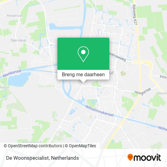 De Woonspecialist kaart