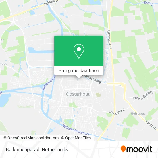 Ballonnenparad kaart