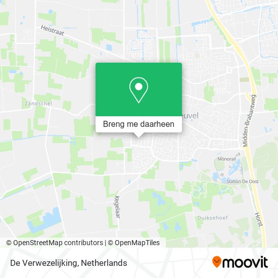 De Verwezelijking kaart