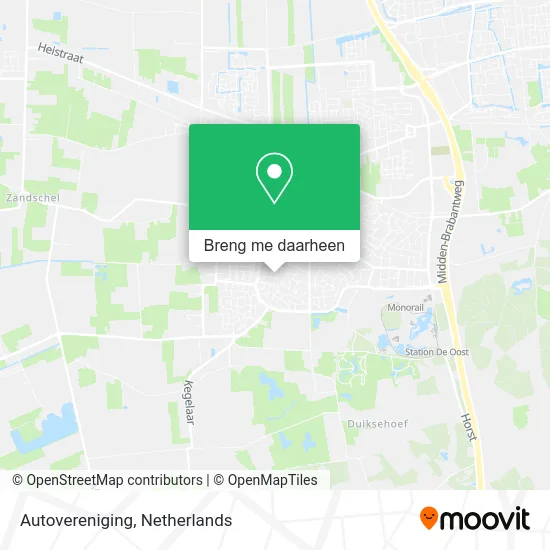 Autovereniging kaart