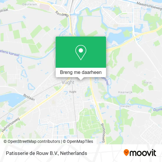Patisserie de Rouw B.V. kaart