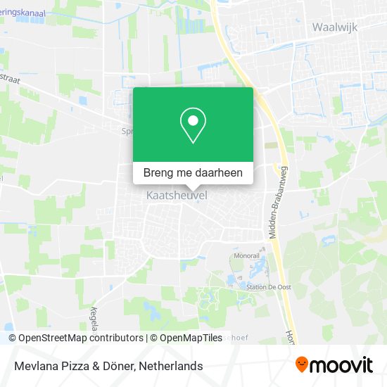 Mevlana Pizza & Döner kaart