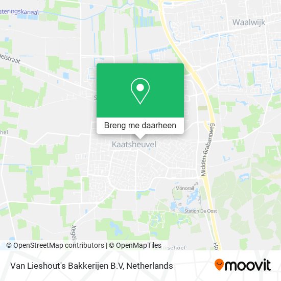 Van Lieshout's Bakkerijen B.V kaart