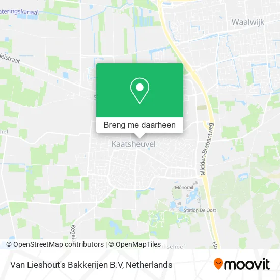 Van Lieshout's Bakkerijen B.V kaart