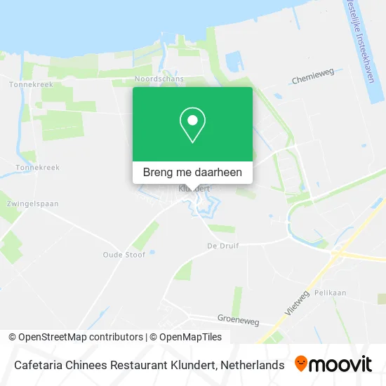 Cafetaria Chinees Restaurant Klundert kaart