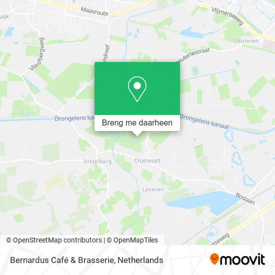 Bernardus Café & Brasserie kaart