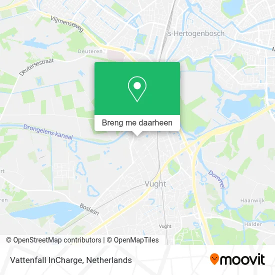 Vattenfall InCharge kaart