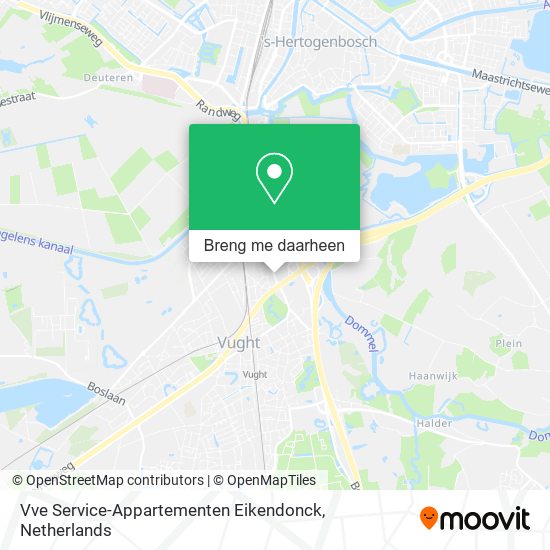 Vve Service-Appartementen Eikendonck kaart