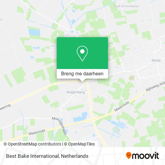 Best Bake International kaart