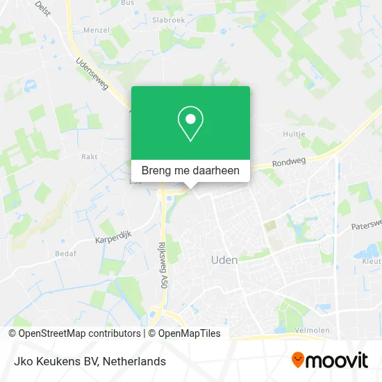 Jko Keukens BV kaart