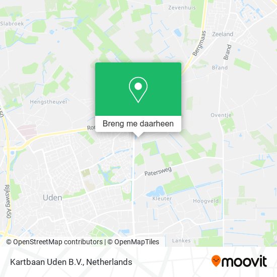 Kartbaan Uden B.V. kaart