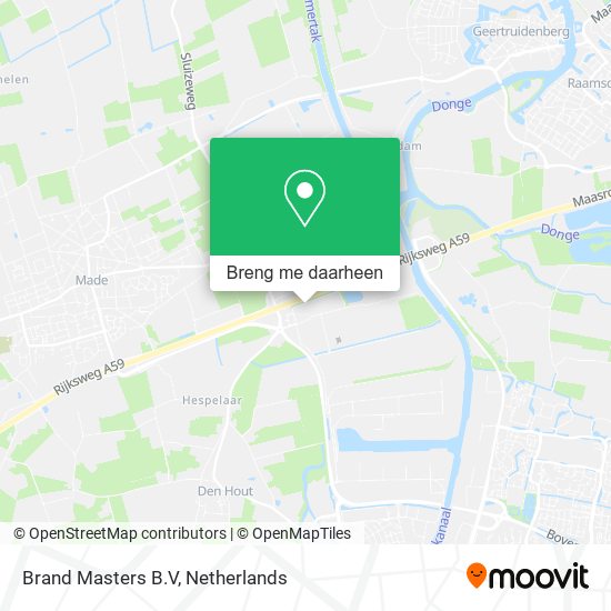 Brand Masters B.V kaart