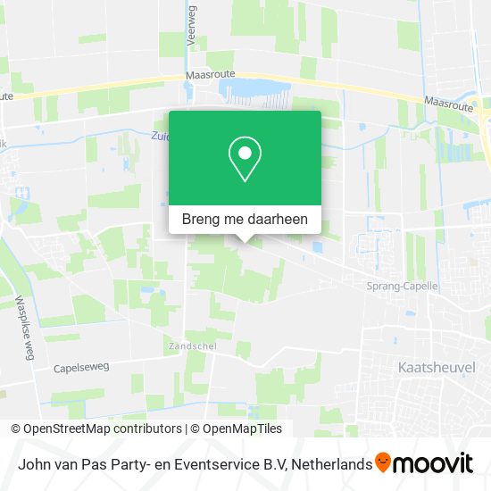 John van Pas Party- en Eventservice B.V kaart