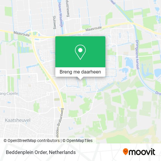 Beddenplein Order kaart