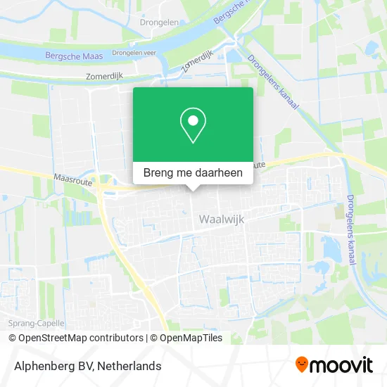 Alphenberg BV kaart
