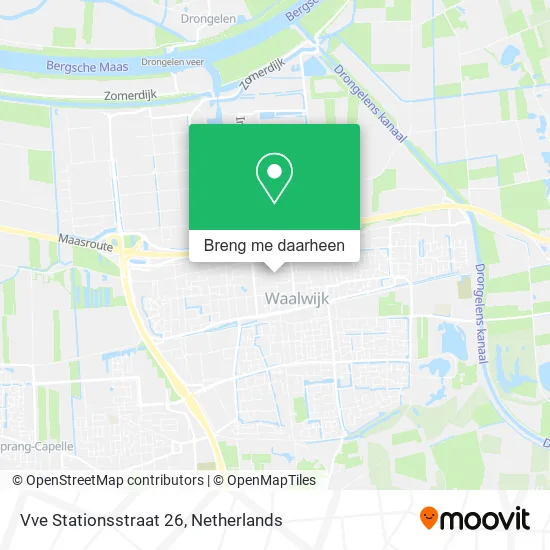 Vve Stationsstraat 26 kaart