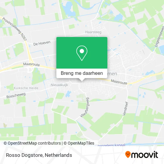 Rosso Dogstore kaart