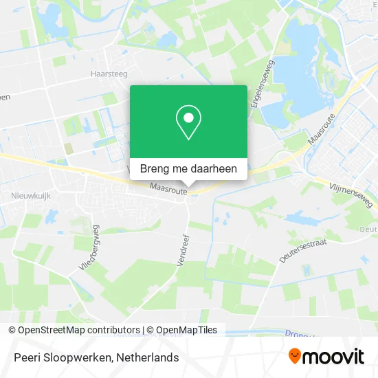 Peeri Sloopwerken kaart