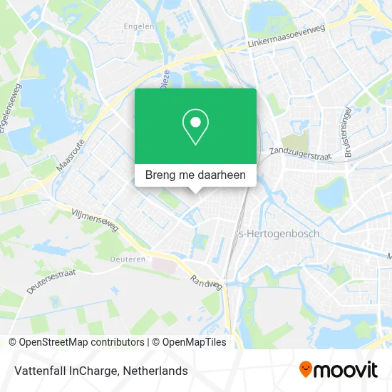 Vattenfall InCharge kaart