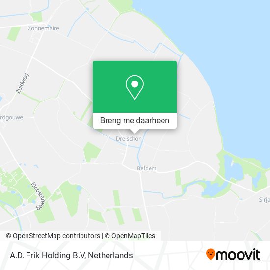 A.D. Frik Holding B.V kaart