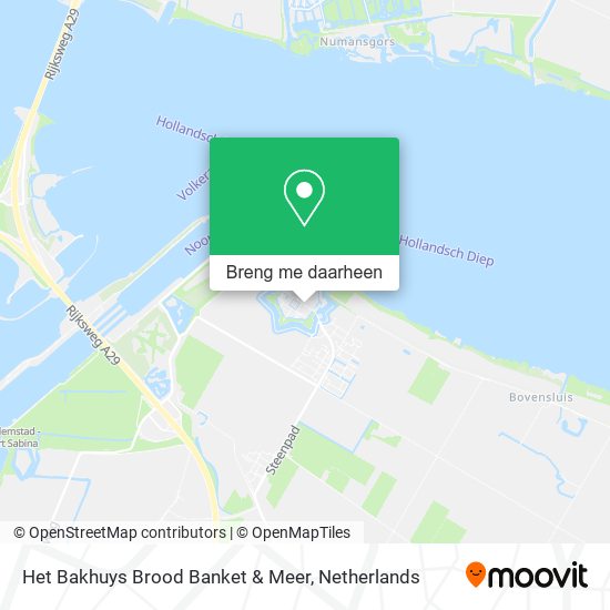 Het Bakhuys Brood Banket & Meer kaart