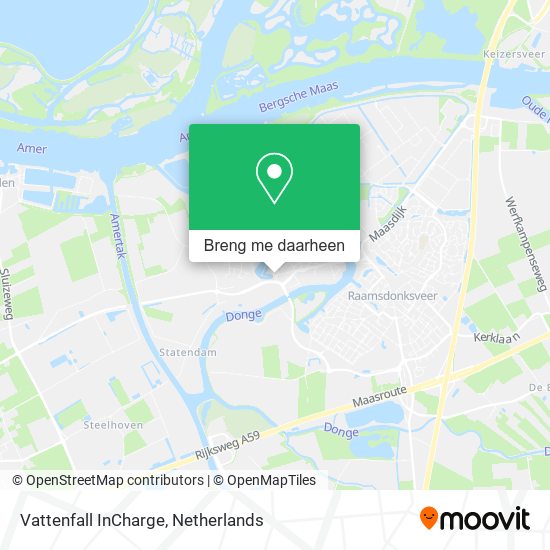 Vattenfall InCharge kaart
