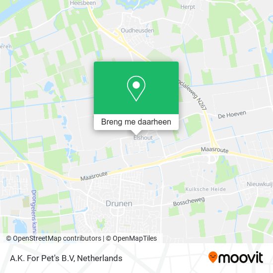 A.K. For Pet's B.V kaart