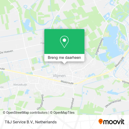 T&J Service B.V. kaart