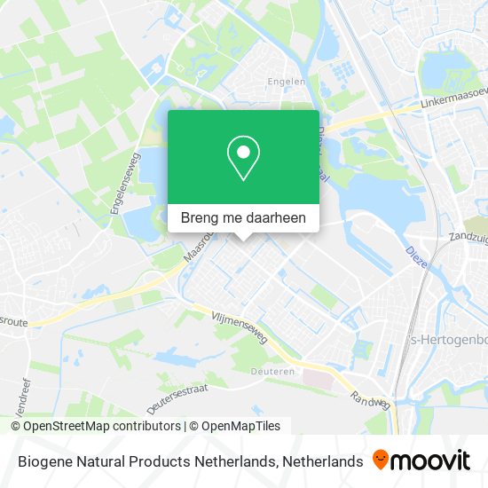 Biogene Natural Products Netherlands kaart