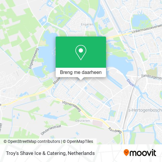 Troy's Shave Ice & Catering kaart
