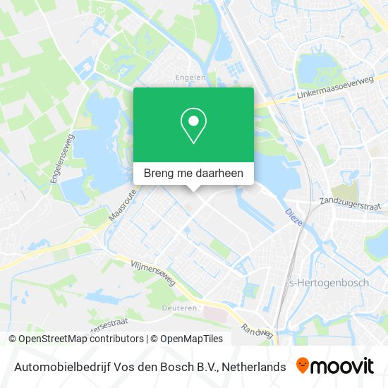 Automobielbedrijf Vos den Bosch B.V. kaart