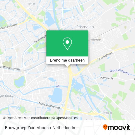 Bouwgroep Zuiderbosch kaart