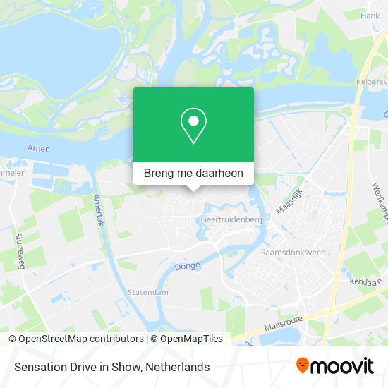 Sensation Drive in Show kaart