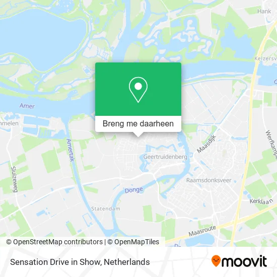 Sensation Drive in Show kaart
