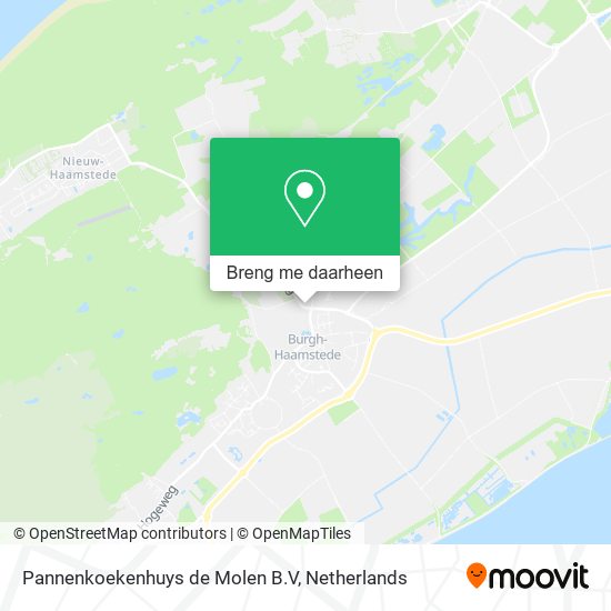 Pannenkoekenhuys de Molen B.V kaart